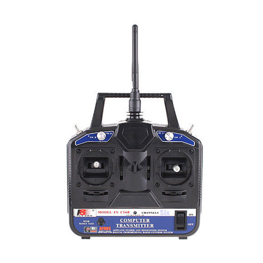 FlySky FS-CT6B+R6B 6CH Remote Control (Mode1/Mode2 for choose) Left throttle