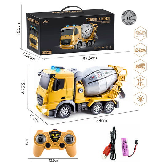 Remote Control Engineering Vehicle Model 6CH Electric Excavator Dump Truck Toys