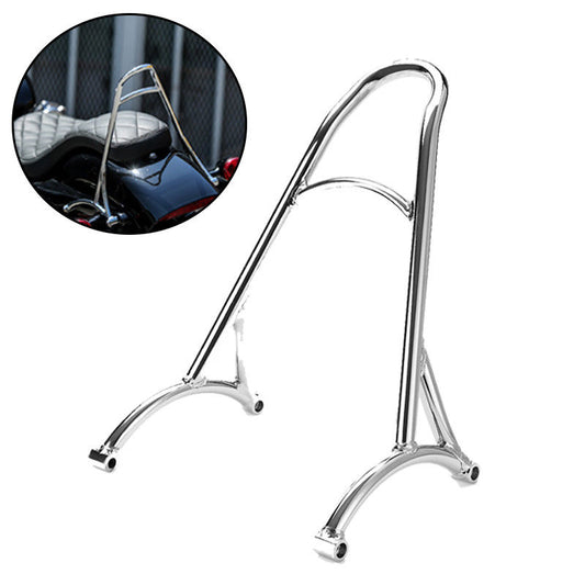 Burly Short Sissy Bar Backrest for  48 Sportster 1200 883 72 04-16 silver