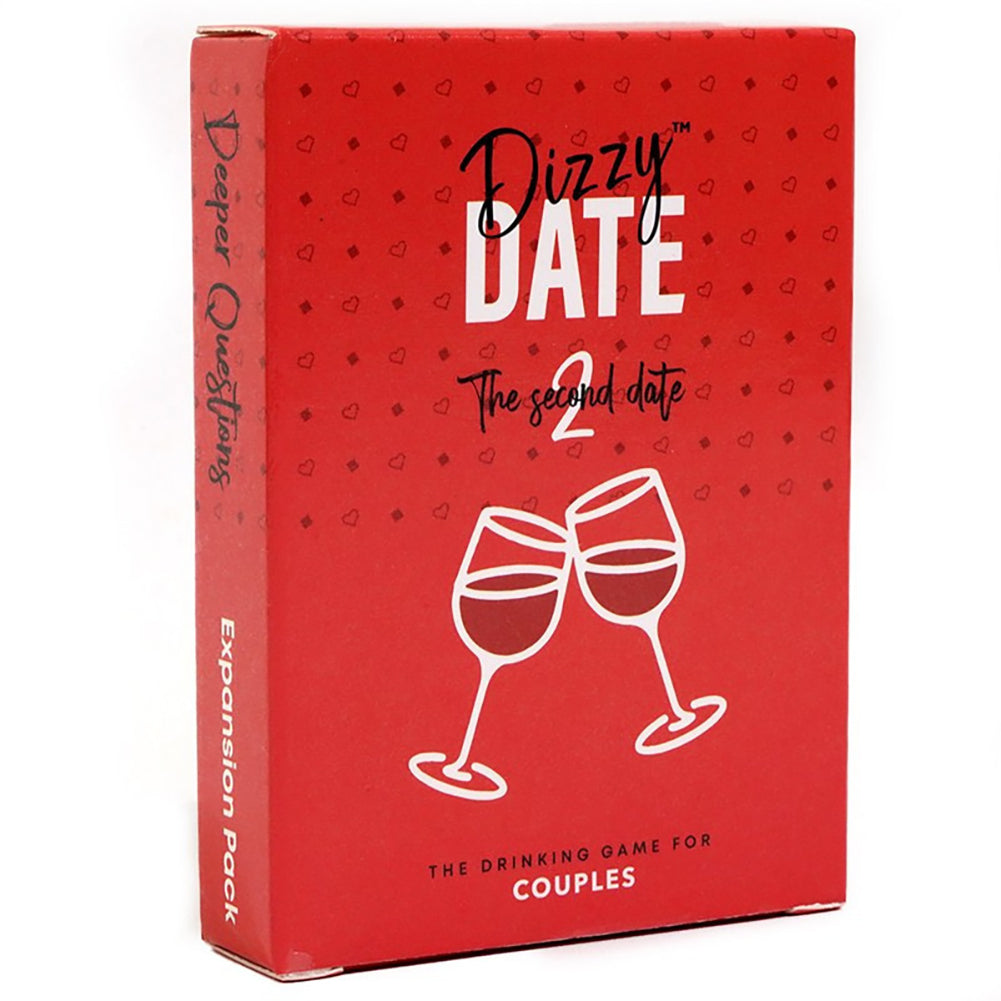 Risky Couples Card Game Thought-Provoking Conversations Card Board Game For Date Night Anniversaries Dizzy date (expansion)