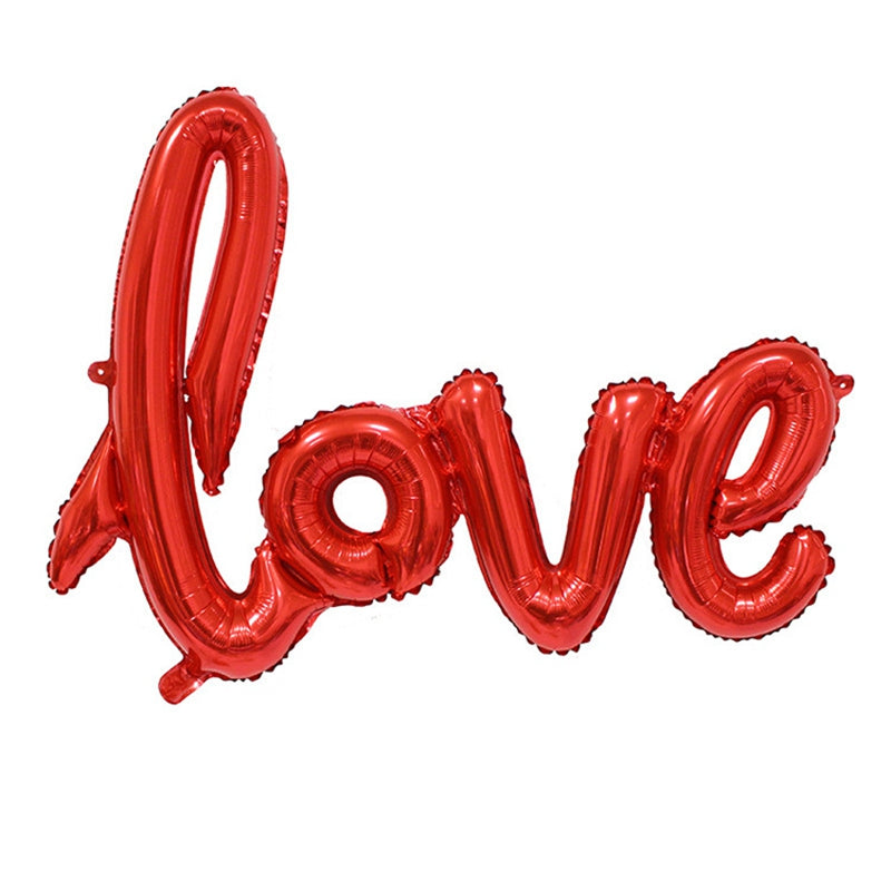 Love Foil Balloon Wedding Anniversary Party Decoration Valentines