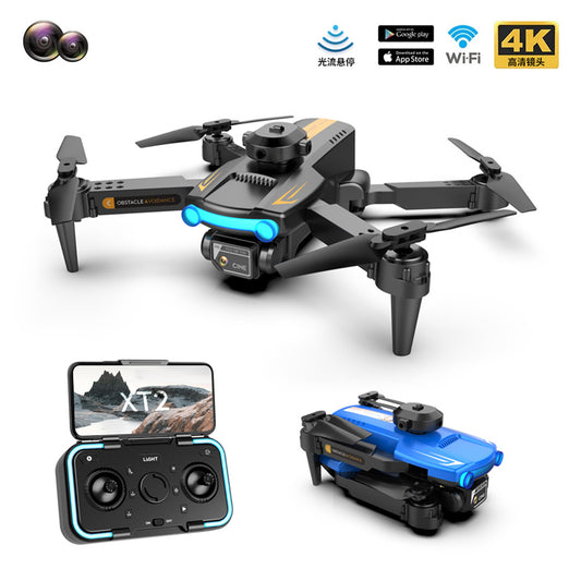 Mini Xt2 Drone 4k HD Dual Camera Foldable Quadcopter Child Dron Airplane