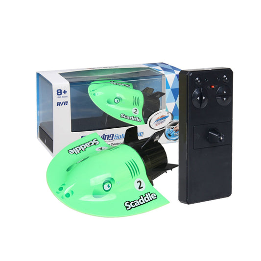 Speed Radio Electric RC Boat Mini Tourist Submarine Create Racing Boat Toys green