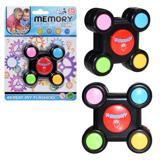 Memory Game Machine Toy with Led Lights Sounds Brain Training Game Multiplayer