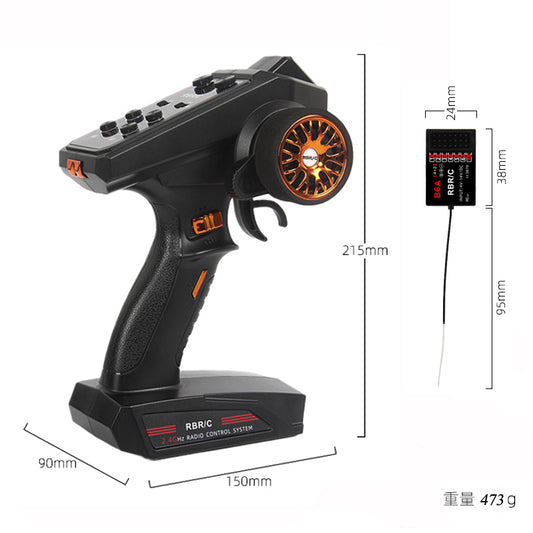 C2.4g Channel  Remote  Control Diy Upgrade Modified Model Toy For Most Of Remote Control Car/boat/tank B6 B6B six-channel remote control