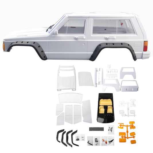 Hard Plastic Wheelbase Cherokee Body Car Shell 1/10 RC Crawler Axial SCX10 & SCX10 II 90046 90047 For TRX4 Kit white