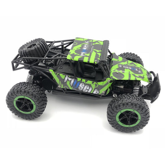 1/16 Off-road Vehicle 2.4G Remote Control High Speed Climbing Car Electric Toy Car for Kids green