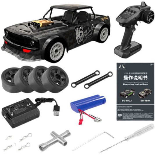 1:16 2.4GHZ Remote Control Car 4CH High Speed ESP RC Drift Racing Car with Light