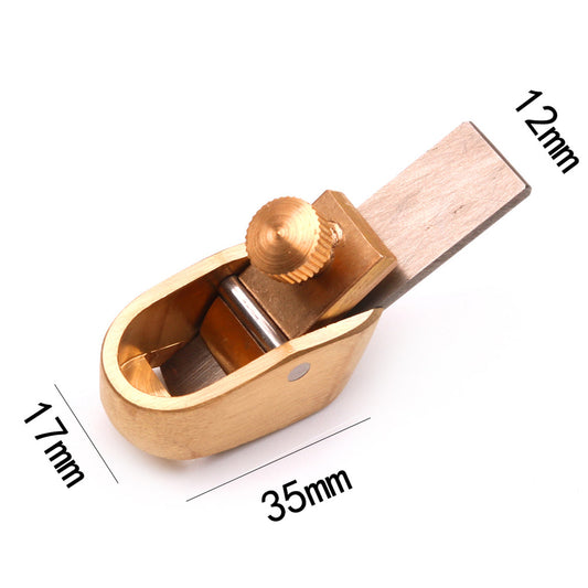 Violin Making Tools Mini Brass Planes Woodworking Planes 4 # (blade 12mm)