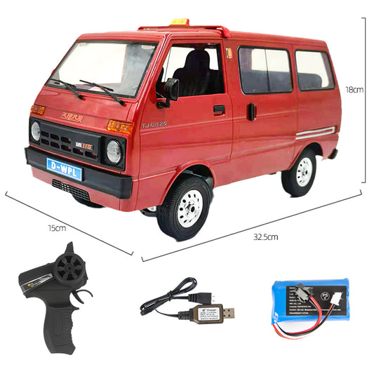 D42 1/10 2wd Rc Car Simulation Drift Climbing Truck Led Light On-road 260 Motor For Wpl D42 For Kids Gifts Toys 1 battery