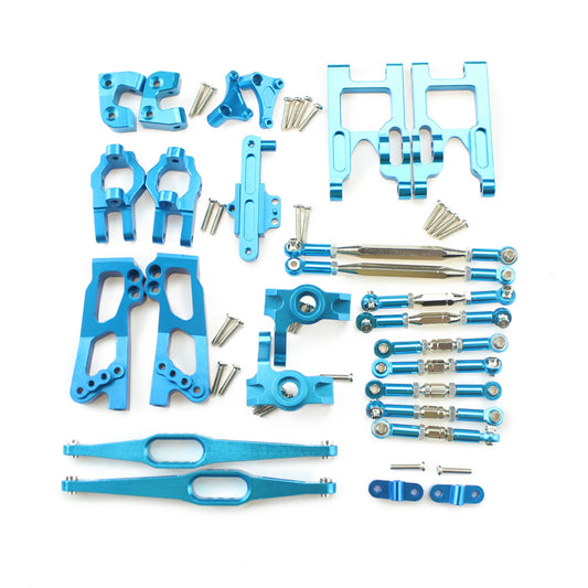 Upgrade Metal Parts Kit for Feiyue FY03 WLtoys 12428 1/12 RC Buggy Car Parts blue