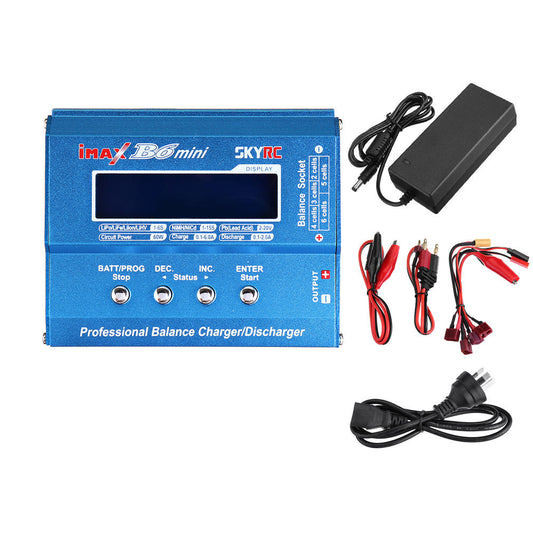 SKYRC IMAX B6 Mini 60W 6A Balance Charger Discharger with Power Supply for LiPo Li-ion LiFe Nimh Nicd Battery US plug