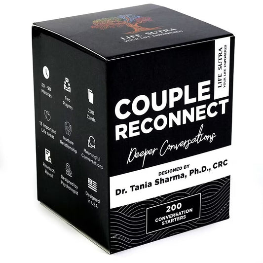 Risky Couples Card Game Thought-Provoking Conversations Card Board Game For Date Night Anniversaries couple reconnect black