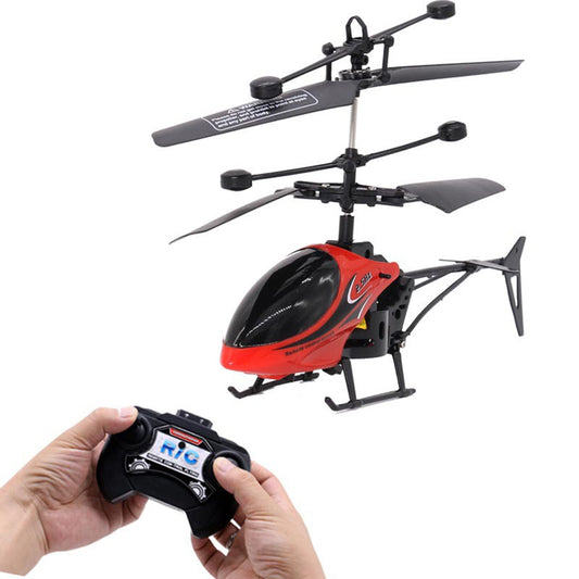 Mini Two-channel RC Aircraft Helicopter Rc Drone Model Electric Toys