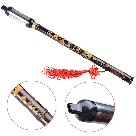 Chinese Ethnic Instrument Bamboo Bawu Pipe BaWu Flute G/F Tone  G tone