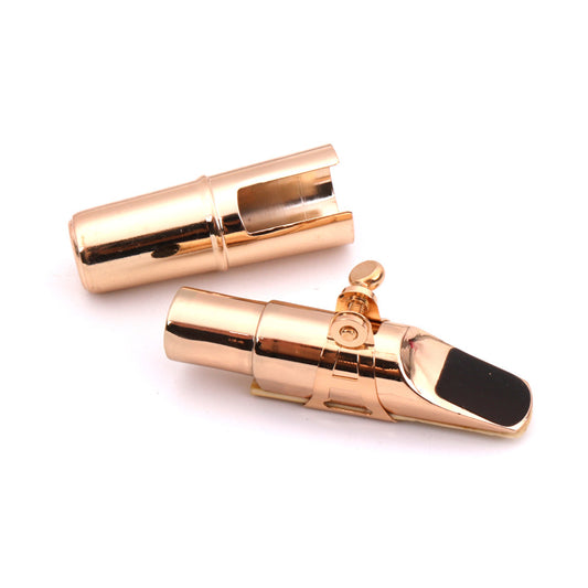 Professional Alto Saxophone Metal Mouthpiece Clip Set Gold