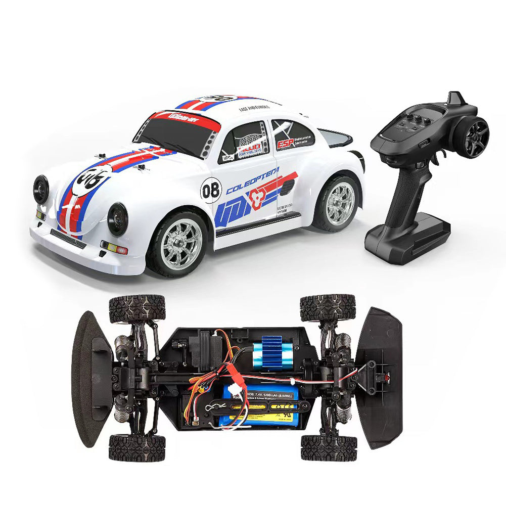 1:16 2.4GHZ Remote Control Car 4CH High Speed ESP RC Drift Racing Car with Light