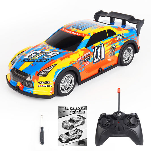 1:22 27HZ Remote Control Racing Car With LED Light 4-Channel Rc Drift Car Model Ornaments Birthday Gifts