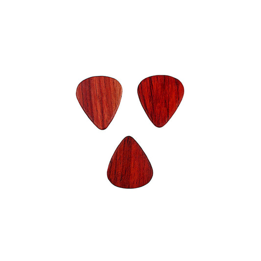 3pcs Guitar Picks  Rosewood Ukulele Picks Set String Instruments Accessories