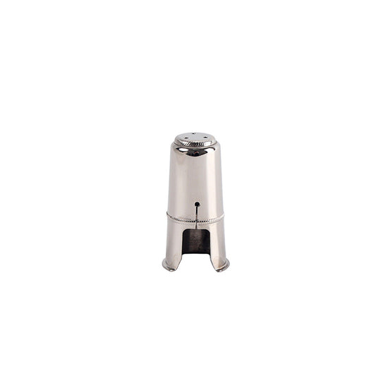 58mm Treble Saxophone Mouthpiece Cap Nickel Plated Sax Cover Protect  Silver