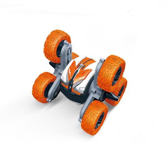 2.4ghz Remote Control Car Rechargeable Amphibious 4wd 6-Wheel Rotation Stunt Car