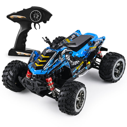 866-169 45km/h 1:16 2.4g Full-scale High Speed Car Toys 3-wire High-torque Steering Gear 550 Motor (with Brush) Remote  Control  Car Blue