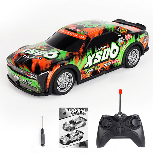 1:22 27HZ Remote Control Racing Car With LED Light 4-Channel Rc Drift Car Model Ornaments Birthday Gifts