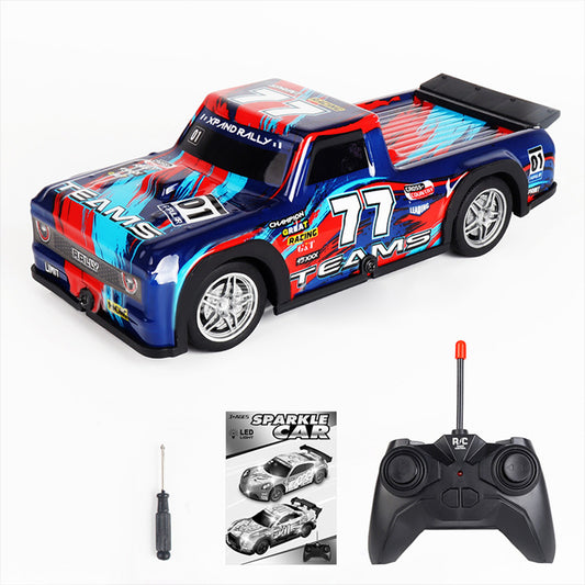 1:22 27HZ Remote Control Racing Car With LED Light 4-Channel Rc Drift Car Model Ornaments Birthday Gifts