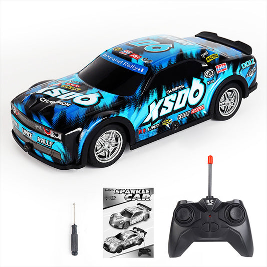 1:22 27HZ Remote Control Racing Car With LED Light 4-Channel Rc Drift Car Model Ornaments Birthday Gifts