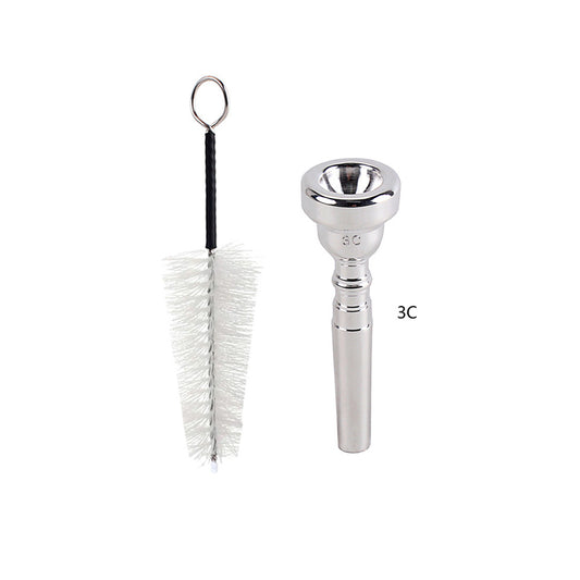 3C Trumpet Mouthpiece With Brush Set Big Mouthpiece Musical Instrument Accessories
