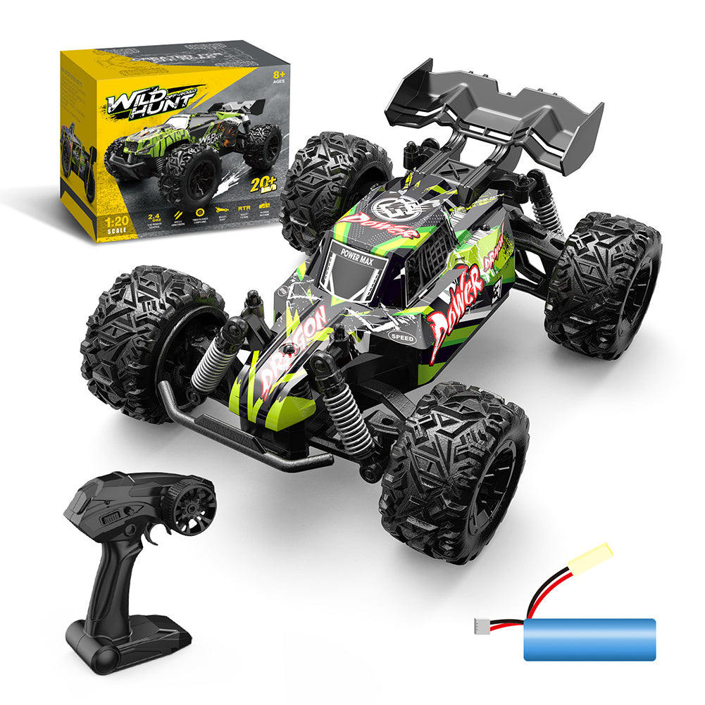 1:20 2.4GHz Remote Control Car 2WD 20km/h Racing Car Electric Off-Road Model