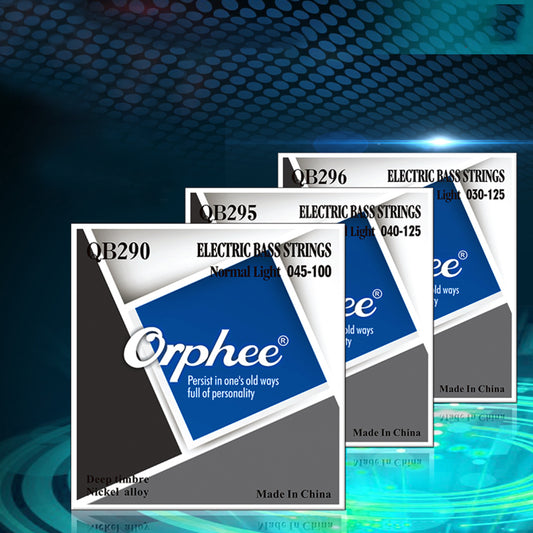 Orphee QB Series 4/5/6 Pcs Electric Bass Strings Normal Light Nickel Alloy Hexagonal Core Electric Bass Parts QB295/5 string