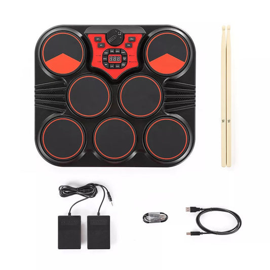 Desktop Electronic Drum Double Trigger Puzzle Game Board Portable Hand Drum