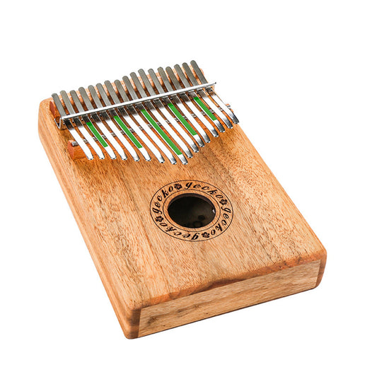 17 Key Wooden Thumb Piano Kalimba B Music Instrument Toy Gift yellow