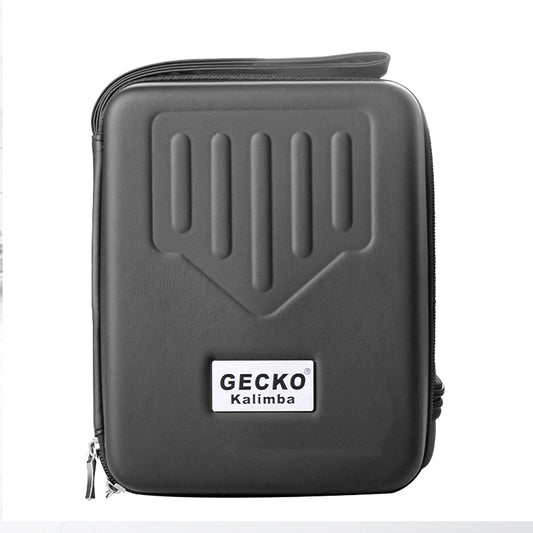 GECKO Portable Shockproof Kalimba Case Waterproof Thumb Piano Bag for 17key Kalimba Keyboard Instruments black