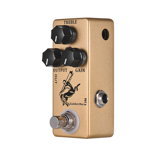 Mosky GOLDEn Horse Guitar Effect Pedal Overdrive Guitar Pedal True Bypass Guitar Parts & Accessories Gold