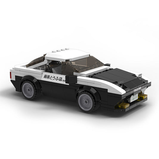 1:24 Assembled  Building  Block  Car  Toys C55012 / C55013 / C55014 Racing Vehicle Model Ornaments AE86 / FC35 Holiday Gifts For Children 55014?AE86?