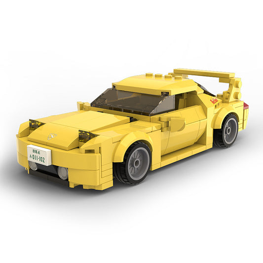 1:24 Assembled  Building  Block  Car  Toys C55012 / C55013 / C55014 Racing Vehicle Model Ornaments AE86 / FC35 Holiday Gifts For Children C55013?FC35?