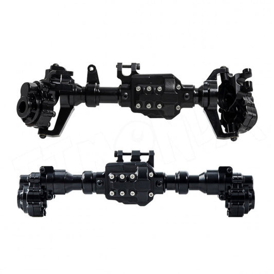 Front And Rear Portal Axle Housing Aluminium Alloy for 1/10 RC Crawler Traxxas TRX-4 gold+black
