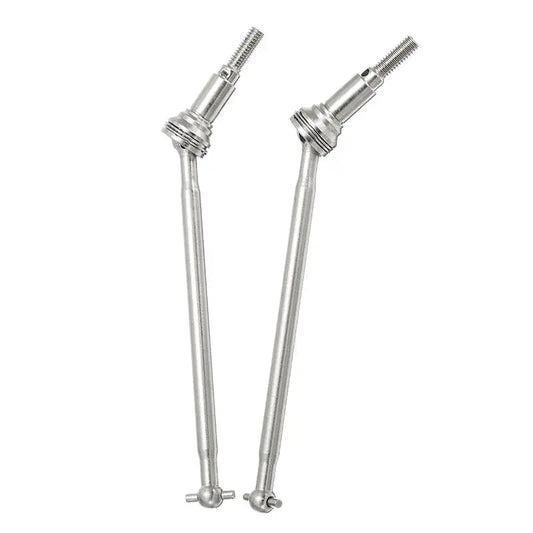 2PCS Front Universal Stainless Steel CVD Drive Shaft Kit For XinleHong 9125 1/10 RC Car Parts No.25-WJ03 One pair (2PCS)