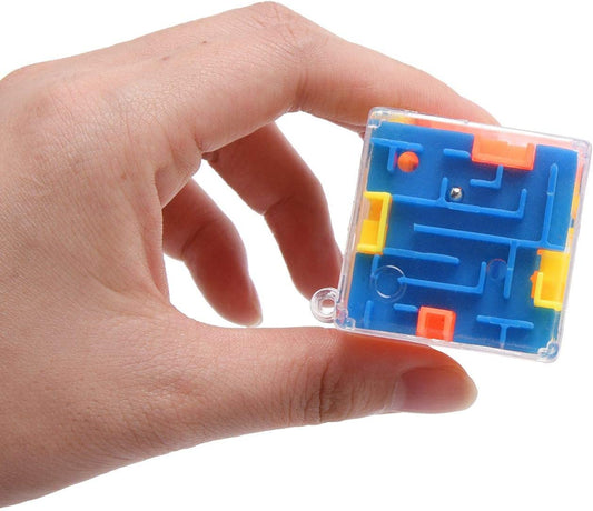 3d  Cube  Maze  Puzzle Children Maze Puzzle Box Mind Puzzles For Kids 3-14 Years Old (blue Yellow Orange) default
