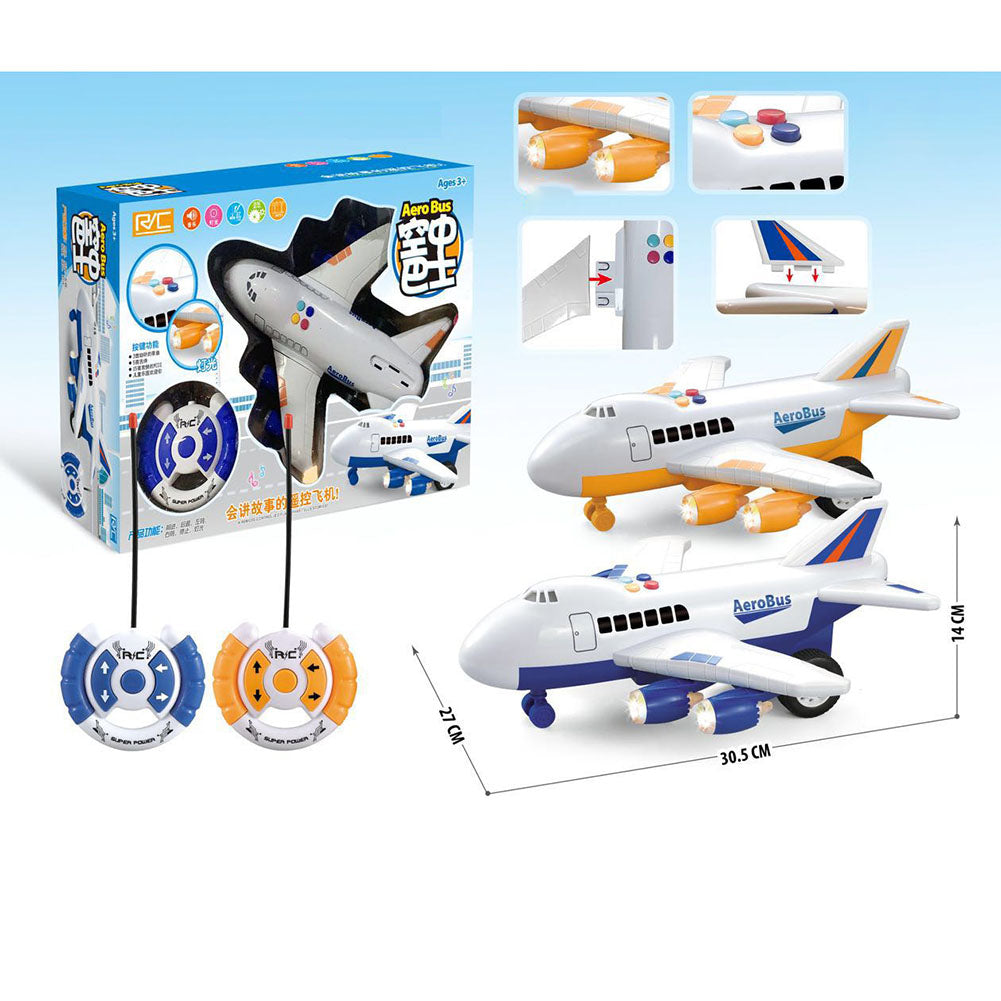 RC Four-channel Large Plane Story-telling Steering Wheel Remote Control Plane