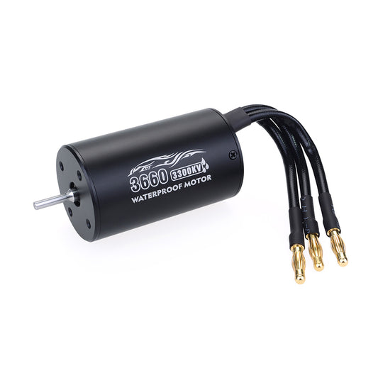 3660 Brushless Motor 2600/3300KV 1200W Waterproof Sensorless Motor For 1/10 RC Car Truck Spare Parts Acessories