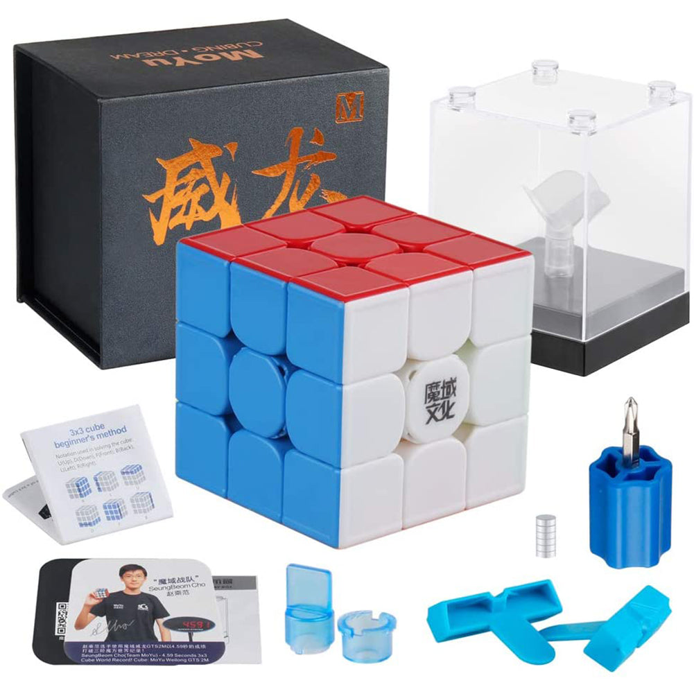 Moyu Weilong GTS3 M 3x3 Speed Cube Stickerless Magnetic Moyu Weilong GTS 3M 3x3x3 Cube Puzzle GTS V3 Light magnetic version