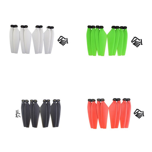 16PCS Propeller for MJX Bugs 4W B4W EX3 D88 HS550 Folding Quadcopter Propeller Blade Drone Accessories 4 colors