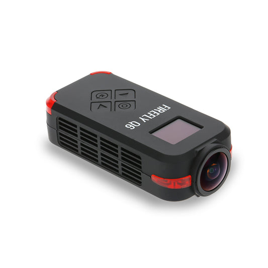 Firefly Q6 4K HD FPV Aerial Camcorder 120 Wide Angle Action Camera for ZMR250 QAV250 210 QAV180 Racing Drone black