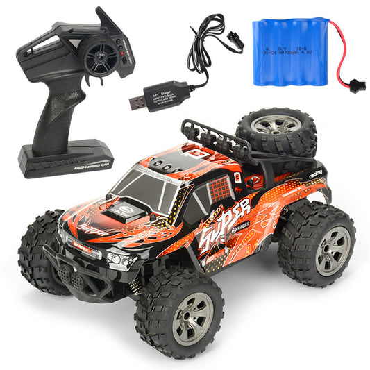 MGRC Mini RC Car 1/18 2.4G 4CH 2WD High Speed 20KM/h Brush Crawler Remote Controller Car Kids Toys Orange