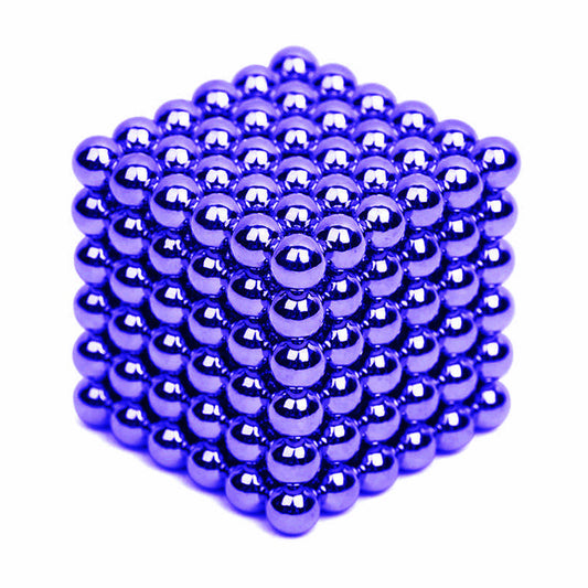 216Pcs 5mm DIY Magic Magnet Magnetic Blocks Balls Sphere Cube Beads Puzzle Building Toys Stress Reliever Navy blue