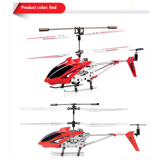 S107g Remote Control Helicopter Model Toys 3-channel Fall-resistant RC Aircraft