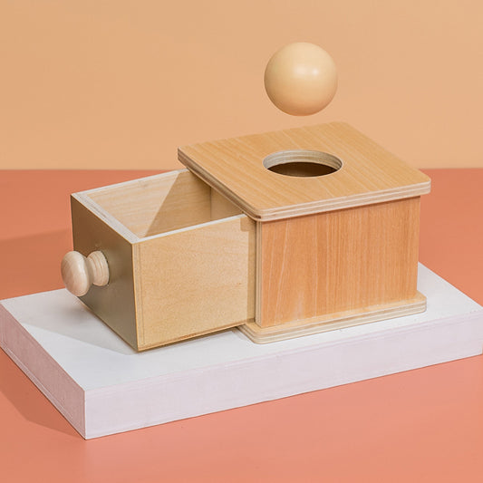 Ball Tracker Intellectual Development AIDS Durable Pound A Ball Drop Toy Early Developmental Scientific Education Toys Set pitching box